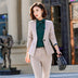 Long-sleeved wool business wear ladies skirt suit