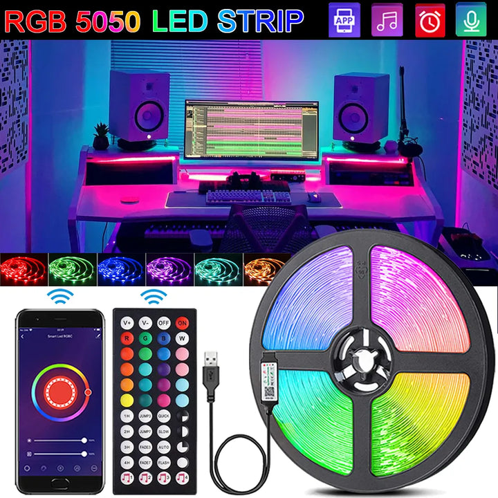 "Groovy Glow: USB LED Light Strip! 🌈✨"