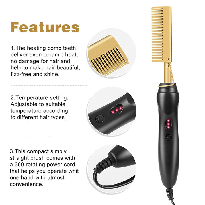 "Hot Styler 2-in-1: Straighten & Curl Magic!"