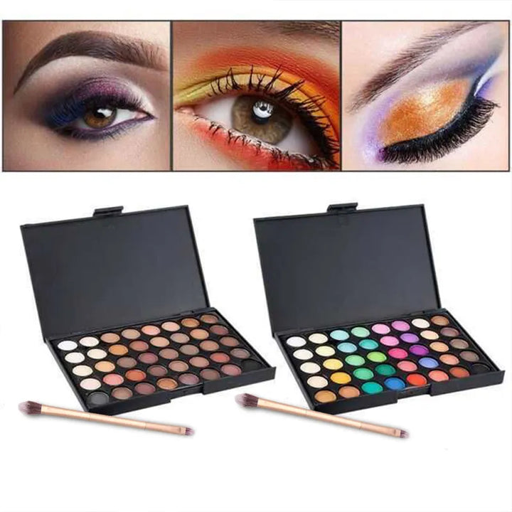 "Color Crush: 40 Shades of Wow! 🌈✨"g-lasting-make-up-pallet-shimmer-fashion-women-beauty-eyes