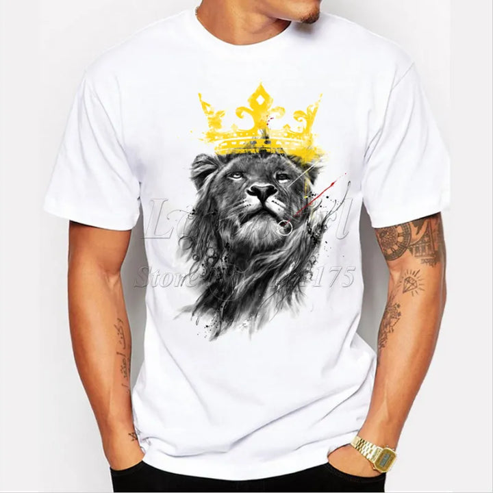 "Roar in Style: Lion King Tee for Men! 🦁👑"