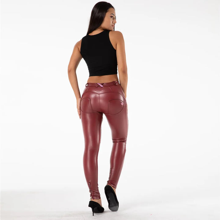 "Melody Biker Chic Leather Leggings 🏍️🔥"