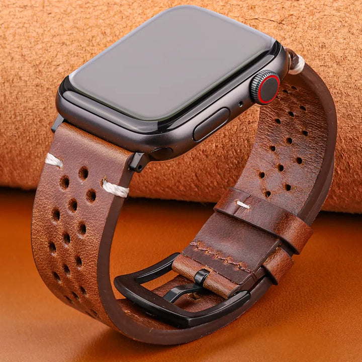 "Leather Love for Your Apple Watch! 🍏⌚"