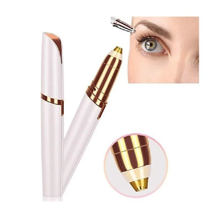 1PCS Electric Eyebrow Trimmer Women's Eyebrow Pencil Automatic Brow Trimming Knife Shaving Nose Hair Removal Beauty Scraper