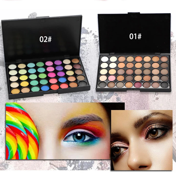 "Color Crush: 40 Shades of Wow! 🌈✨"g-lasting-make-up-pallet-shimmer-fashion-women-beauty-eyes