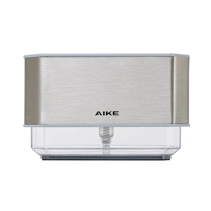 AIKE Kitchen Soap Dispenser with Sponge holder Kitchen Stainless Steel Detergent Dispenser for Dishwashing Manual Pump