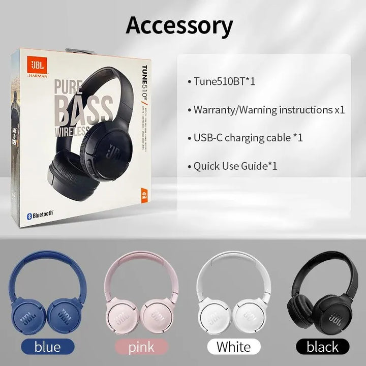 Headset JBL Tune 510BT Sem Fio